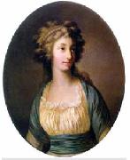 Joseph Friedrich August Darbes Portrait of Dorothea von Medem Sweden oil painting artist
